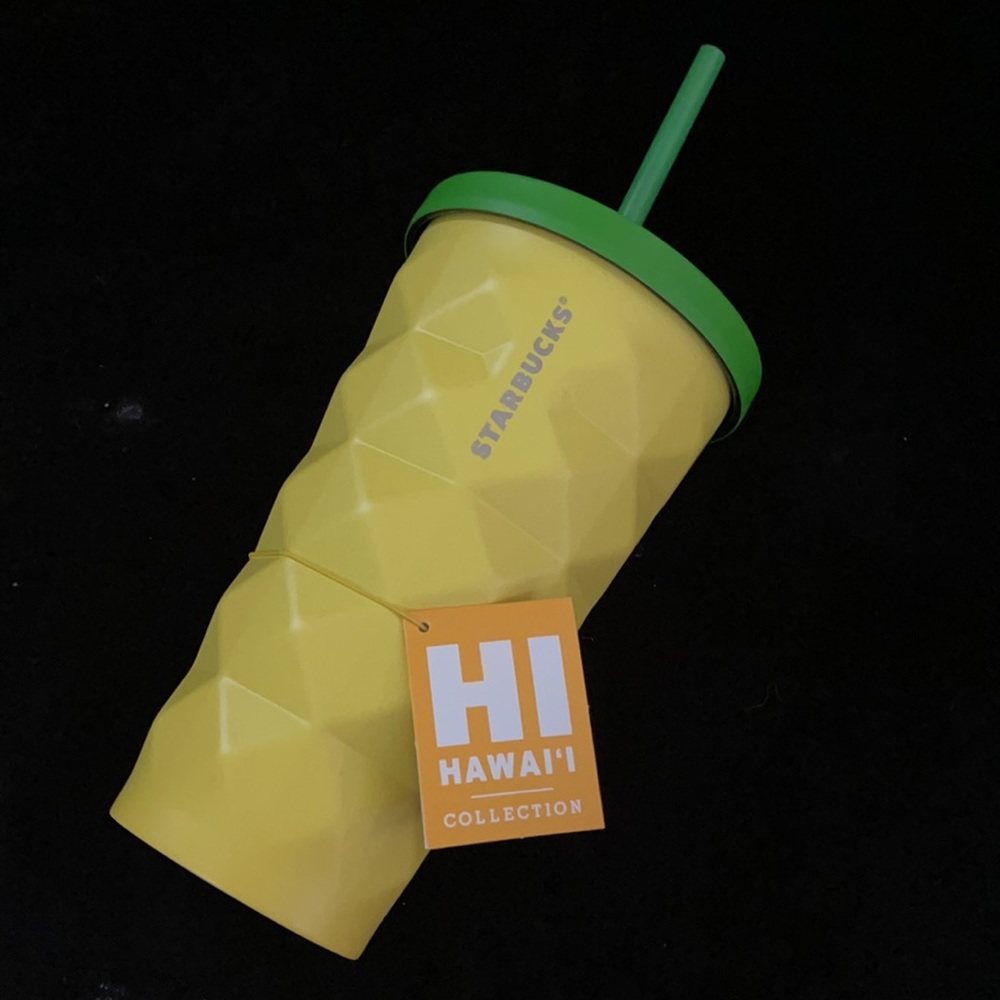 Starbucks Hawaii Pineapple Steel Cup Tumbler 16oz